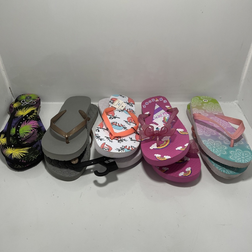 flip flops x5 small to medium women's